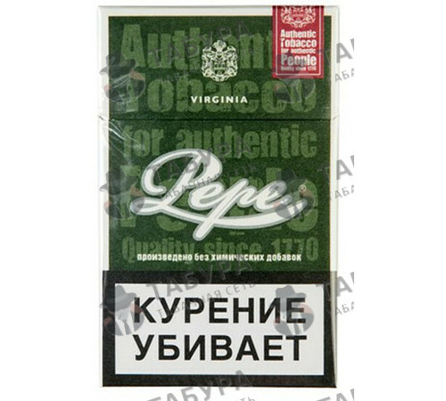Сигареты Pepe Dark Green Сигареты Pepe Dark Green