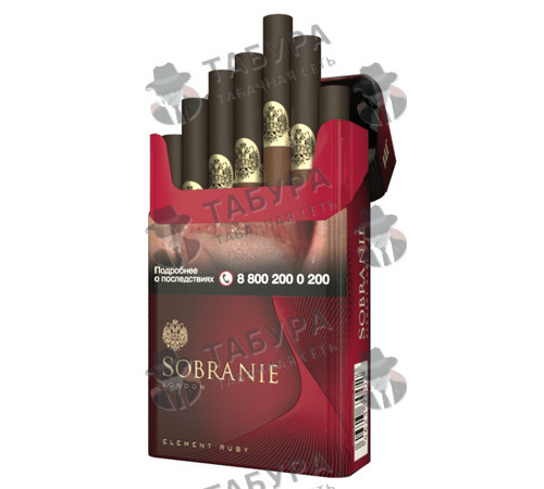Сигареты Sobranie Element Ruby Сигареты Sobranie Element Ruby