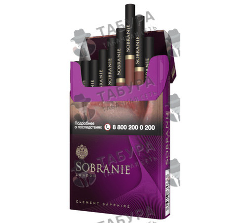 Сигареты Sobranie Element Sapphire Сигареты Sobranie Element Sapphire