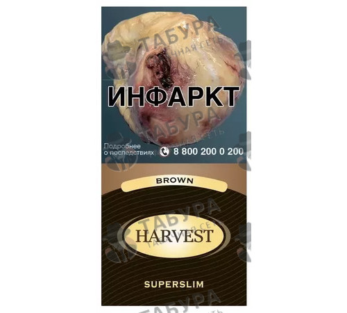 Сигареты Harvest Brown SuperSlims Сигареты Harvest Brown SuperSlims