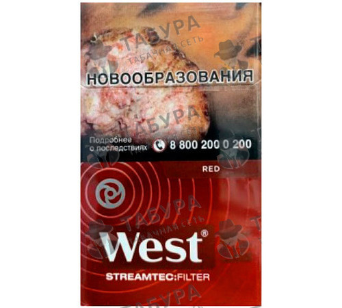 Сигареты West Red Streamtec Сигареты West Red Streamtec