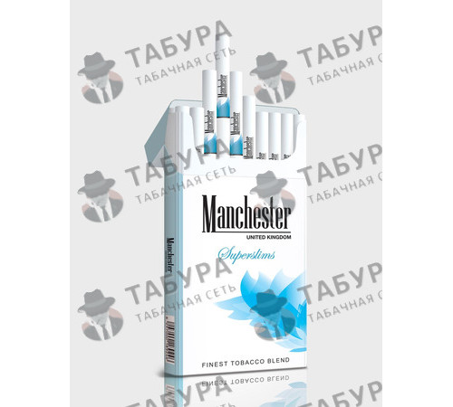 Сигареты Manchester Superslims Blue Сигареты Manchester Superslims Blue