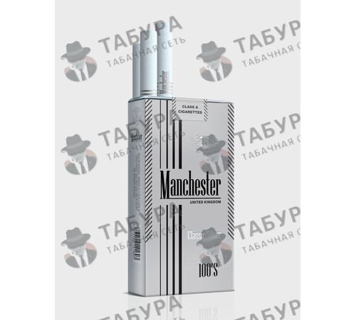 Сигареты Manchester 100s Silver Сигареты Manchester 100s Silver