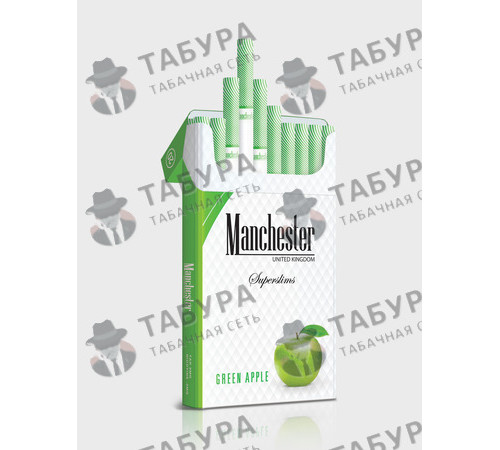 Сигареты Manchester Green Apple Сигареты Manchester Green Apple