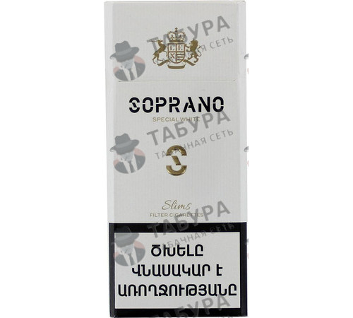 Сигареты Soprano Special White Slims Сигареты Soprano Special White Slims