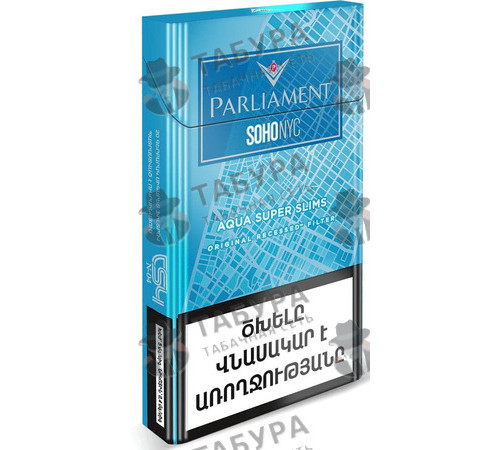 Сигареты Parliament Soho Nyc Aqua Super Slims Сигареты Parliament Soho Nyc Aqua Super Slims